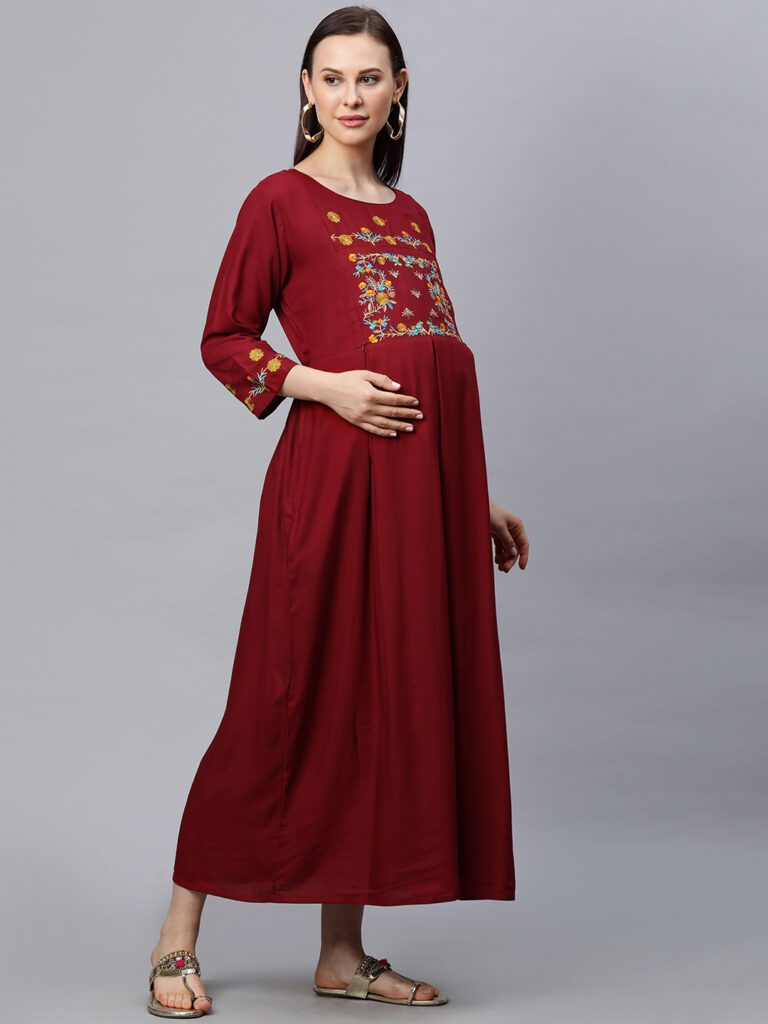 Indian Maternity Wear: Buy Mother to Be and Pregnancy Dresses & Wear Online  USA – Tagged 5-6 weeks – KYNAH