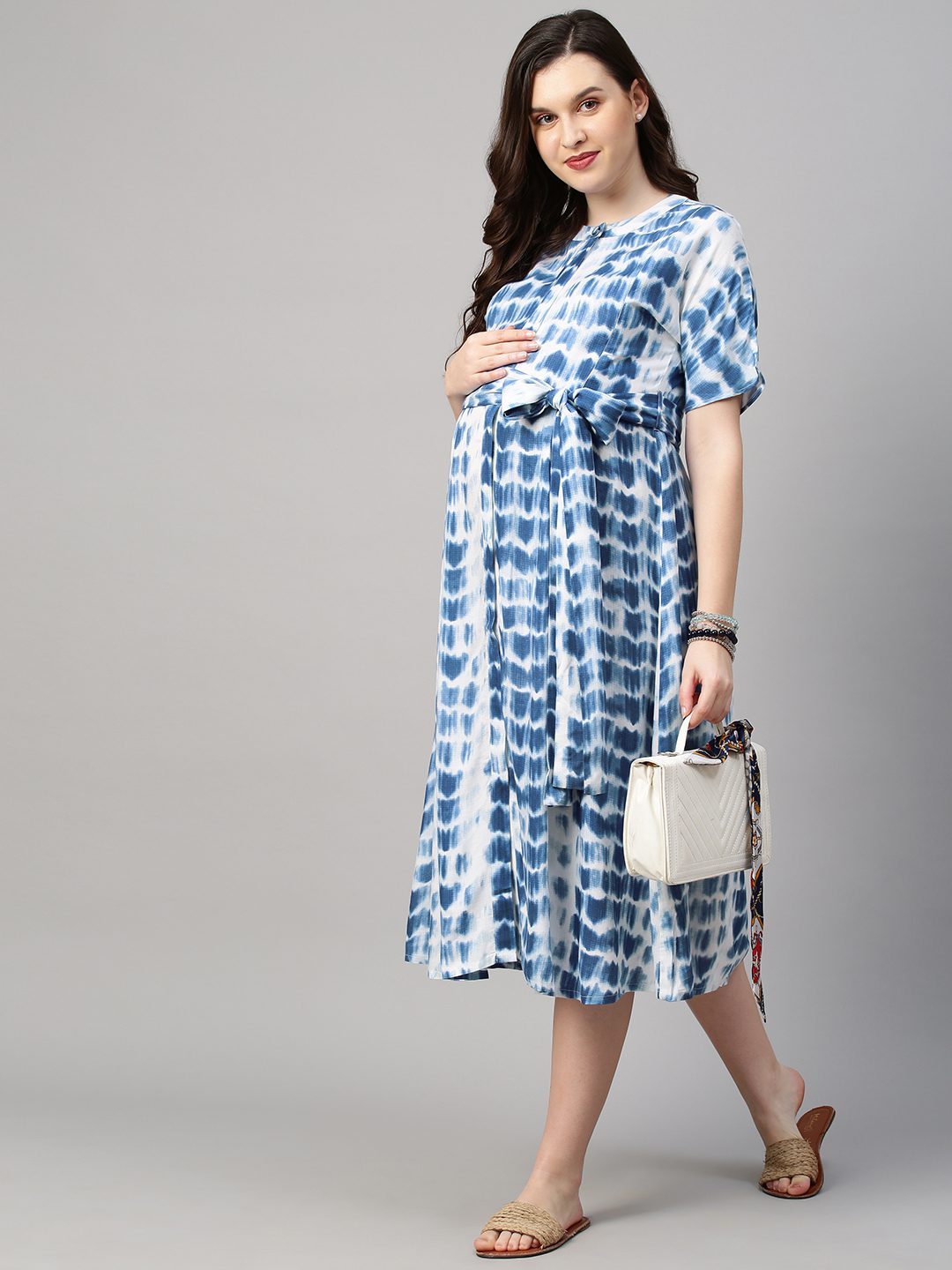 Womens Maternity Dresses Pregnant Long Sleeve Pregnant Photography Bodycon  Dress | eBay